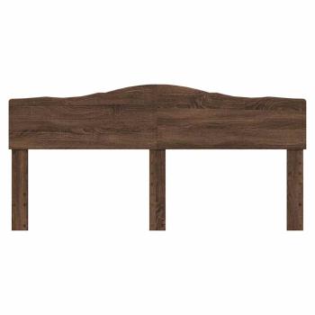 Kopfteil mit Kopfteil Braun Eichen-Optik 200 cm Holzwerkstoff