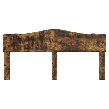 Kopfteil mit Kopfteil Geräucherte Eiche 180 cm Holzwerkstoff