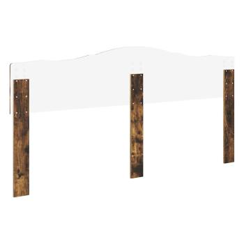 Kopfteil mit Kopfteil Geräucherte Eiche 180 cm Holzwerkstoff