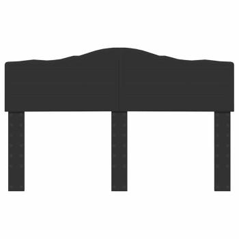 Kopfteil mit Kopfteil Schwarz Eichen-Optik 160 cm Holzwerkstoff