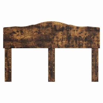 Kopfteil mit Kopfteil Geräucherte Eiche 160 cm Holzwerkstoff