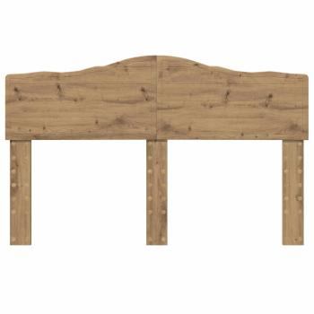 ARDEBO.de - Kopfteil mit Kopfteil Artisan-Eiche 160 cm Holzwerkstoff