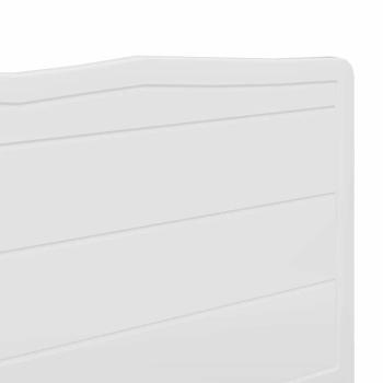 Kopfteil mit Kopfteil Weiß 140 cm Holzwerkstoff