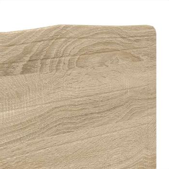 Kopfteil mit Kopfteil Sonoma-Eiche 140 cm Holzwerkstoff