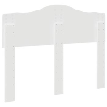 Kopfteil mit Kopfteil Weiß 135 cm Holzwerkstoff