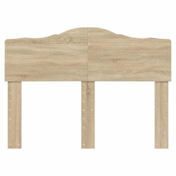 ARDEBO.de - Kopfteil mit Kopfteil Sonoma-Eiche 135 cm Holzwerkstoff
