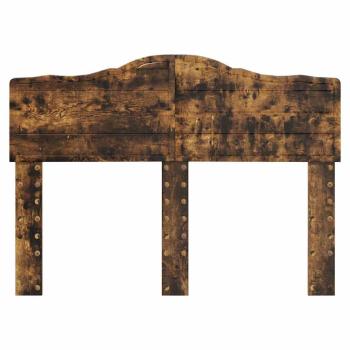 Kopfteil mit Kopfteil Geräucherte Eiche 135 cm Holzwerkstoff