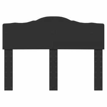 Kopfteil mit Kopfteil Schwarz Eichen-Optik 120 cm Holzwerkstoff