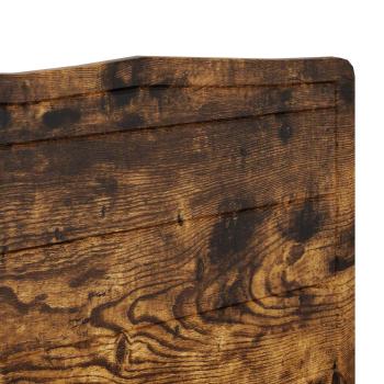 Kopfteil mit Kopfteil Geräucherte Eiche 120 cm Holzwerkstoff
