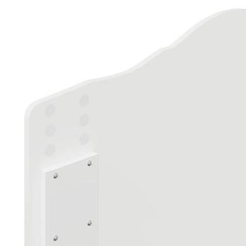 Kopfteil mit Kopfteil Weiß 100 cm Holzwerkstoff