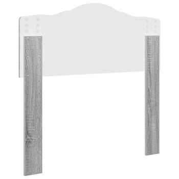 Kopfteil mit Kopfteil Graues Sonoma 100 cm Holzwerkstoff