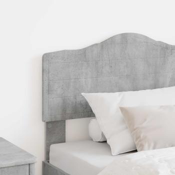 Kopfteil Beton Grau Holzwerkstoff