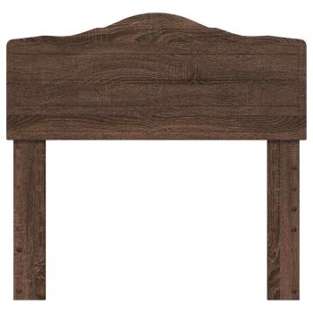 Kopfteil mit Kopfteil Braun Eichen-Optik 90 cm Holzwerkstoff