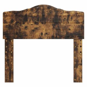 Kopfteil mit Kopfteil Geräucherte Eiche 80 cm Holzwerkstoff