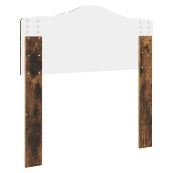 Kopfteil mit Kopfteil Geräucherte Eiche 80 cm Holzwerkstoff