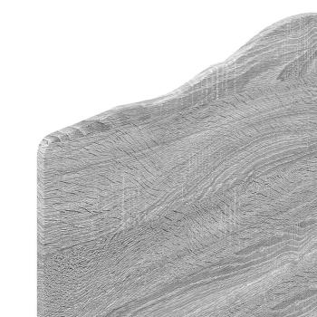 Kopfteil mit Kopfteil Graues Sonoma 80 cm Holzwerkstoff