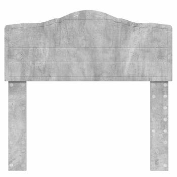 Kopfteil mit Kopfteil Beton Grau 75 cm Holzwerkstoff
