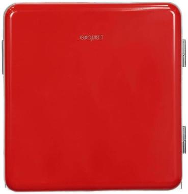 ARDEBO.de Exquisit CKB45-0-031F Mini Kühlschrank, 48,5 cm breit, 47 L, rot (PV)