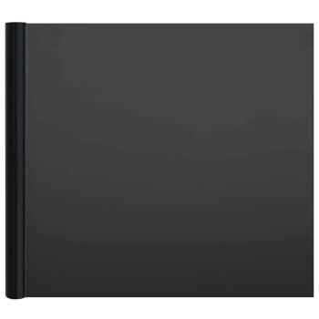 Statisches Fensterfolie Schwarz 90 x 2000 cm PVC