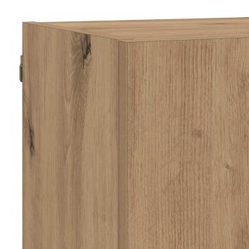 TV Wand Einheiten mit LED 5 pcs Artisan-Eiche 40,5 x 30 x 90 cm