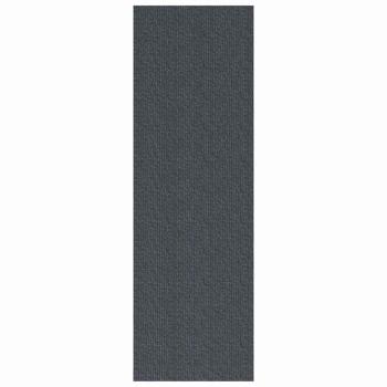 Teppichläufer Grau 80 x 500 cm Stoff