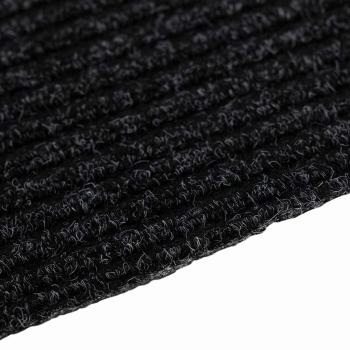 Teppichläufer Anthrazit 80 x 400 cm Stoff