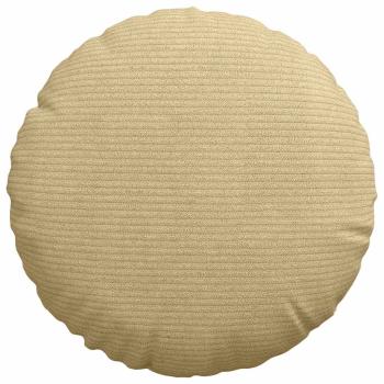 Sitzkissen 2 Stk. Cordstoff Grau-Grün Ø30 x 13 cm