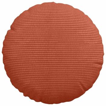Sitzkissen 2 pcs Rot-Orange Ø 30 cm Cordstoff
