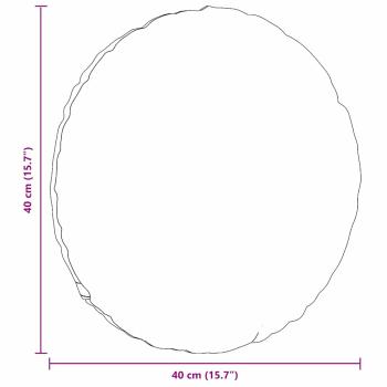 Sitzkissen 2 pcs Grau-Grün Ø 40 cm Cordstoff