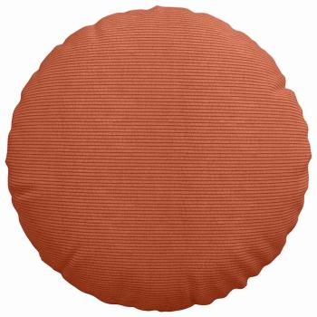 Sitzkissen 2 pcs Rot-Orange Ø 50 cm Cordstoff