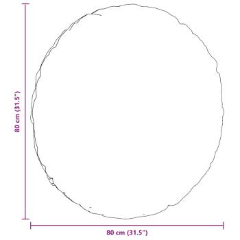 Sitzkissen 2 pcs Schwarz Ø80 x 29 cm Samt