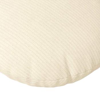 Sitzkissen 2 pcs Creme Ø 80 cm Cordstoff