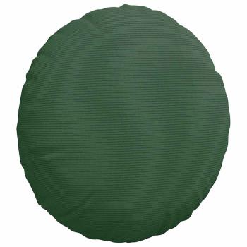 Sitzkissen 2 stk. Cordstoff Dunkelgrün Ø 80 cm