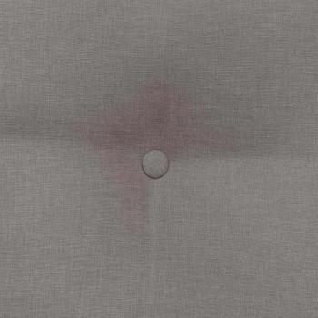 Rücken Kissen Taupe 45 x 24 x 50 cm Stoff