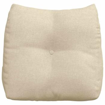 Rücken Kissen Creme 45 x 24 x 50 cm Stoff