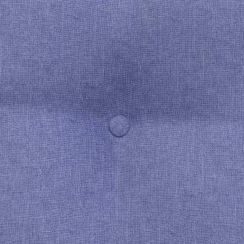 Rücken Kissen Jeans blau 45 x 24 x 50 cm Stoff