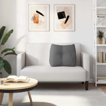 Rücken Kissen Dunkelgrau 60 x 24 x 50 cm Stoff