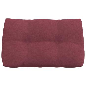 Rücken Kissen Weinrot 80 x 24 x 50 cm Stoff