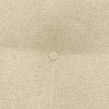 Rücken Kissen Creme 80 x 24 x 50 cm Stoff