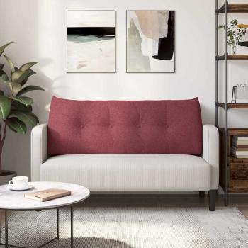 Rücken Kissen Weinrot 120 x 24 x 50 cm Stoff