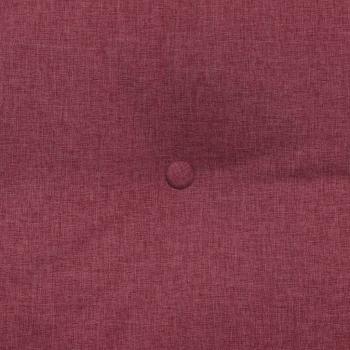 Rücken Kissen Weinrot 120 x 24 x 50 cm Stoff