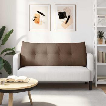 Rücken Kissen Braun 120 x 24 x 50 cm Stoff