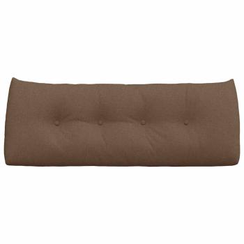 Rücken Kissen Braun 120 x 24 x 50 cm Stoff