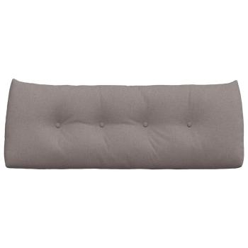 Rücken Kissen Taupe 120 x 24 x 50 cm Stoff