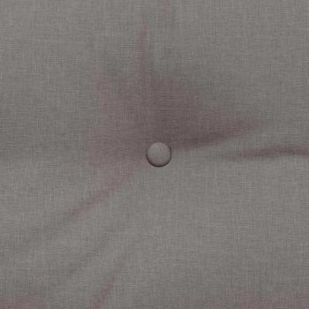 Rücken Kissen Taupe 120 x 24 x 50 cm Stoff