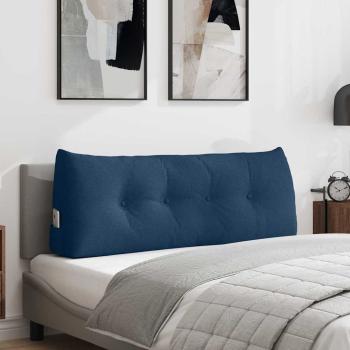 ARDEBO.de - Rücken Kissen Blau 120 x 24 x 50 cm Stoff