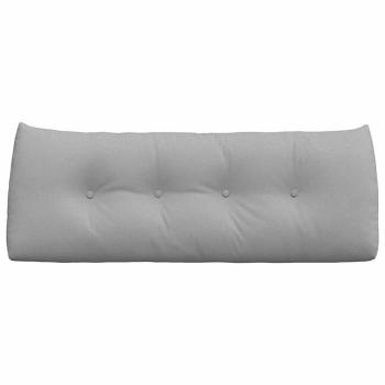 Rücken Kissen Wolkengrau 120 x 24 x 50 cm Stoff