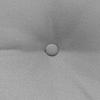 Rücken Kissen Wolkengrau 120 x 24 x 50 cm Stoff