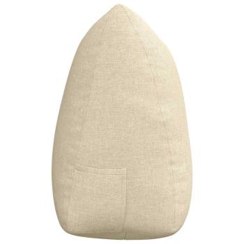 Rücken Kissen Creme 140 x 24 x 50 cm Stoff