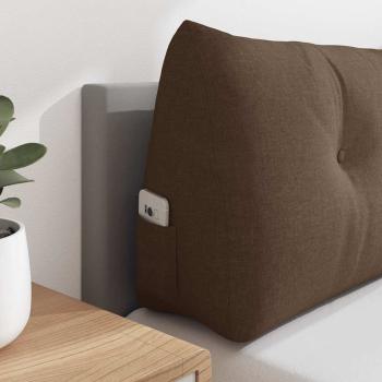 Rücken Kissen Braun 180 x 24 x 50 cm Stoff